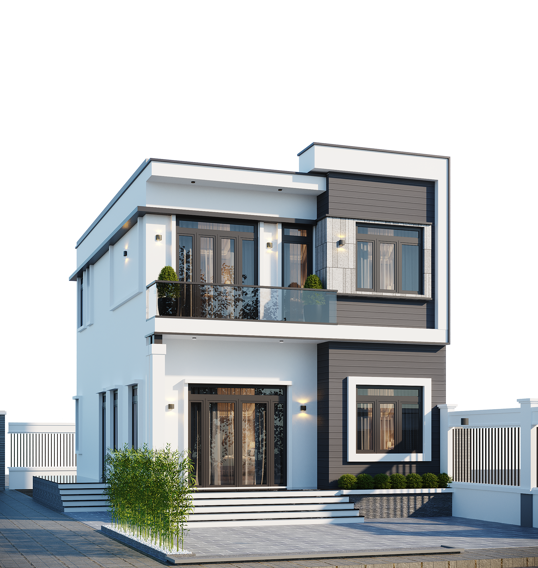 Nhà 2 tầng mái bằng hiện đại – Anh Đức, Hải Dương – NAVI-BT46 gallery