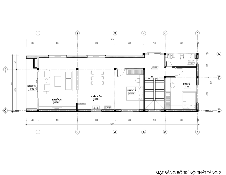 Nhà phố hiện đại 3 tầng kết hợp kinh doanh gallery