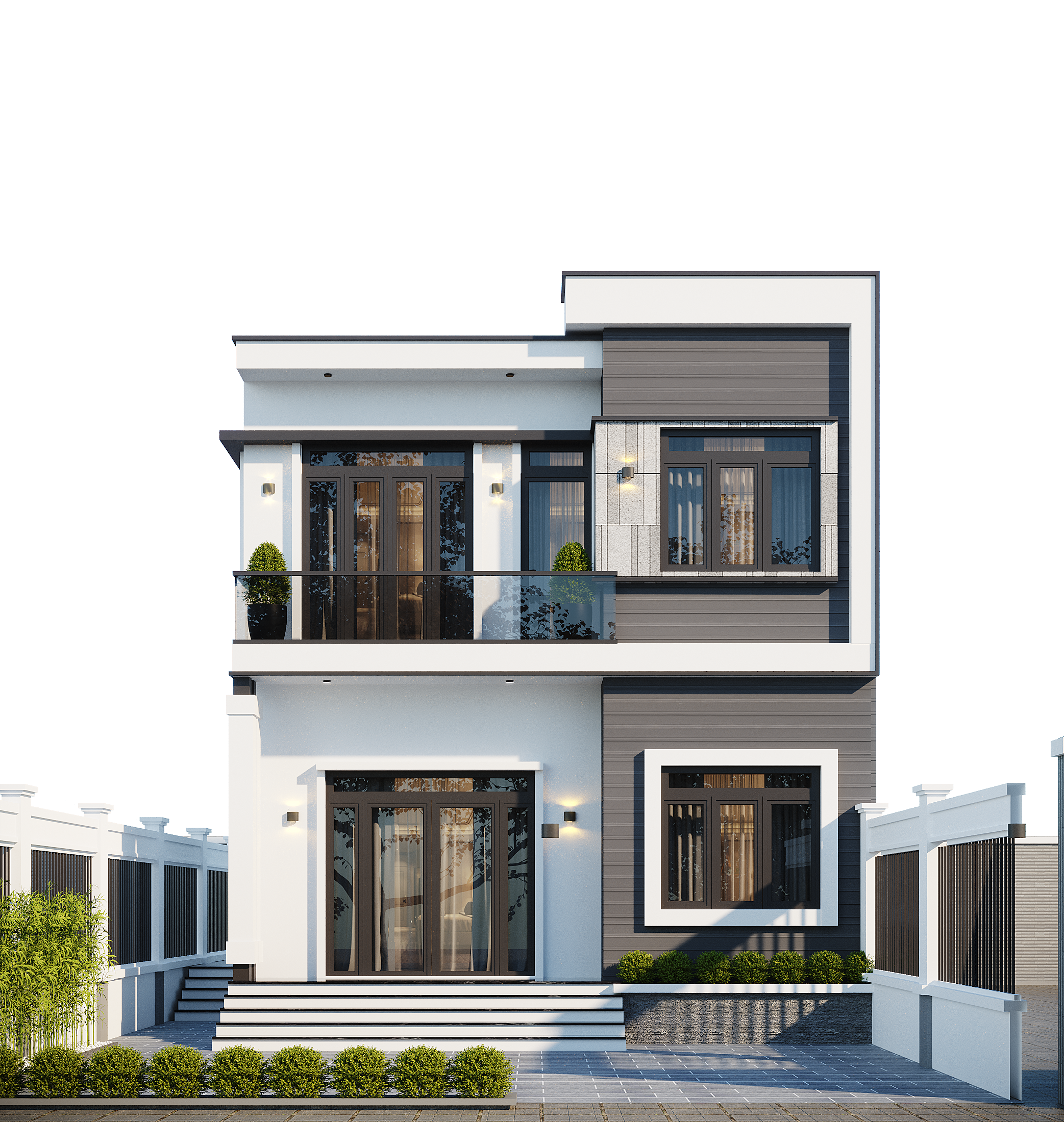 Nhà 2 tầng mái bằng hiện đại – Anh Đức, Hải Dương – NAVI-BT46 gallery