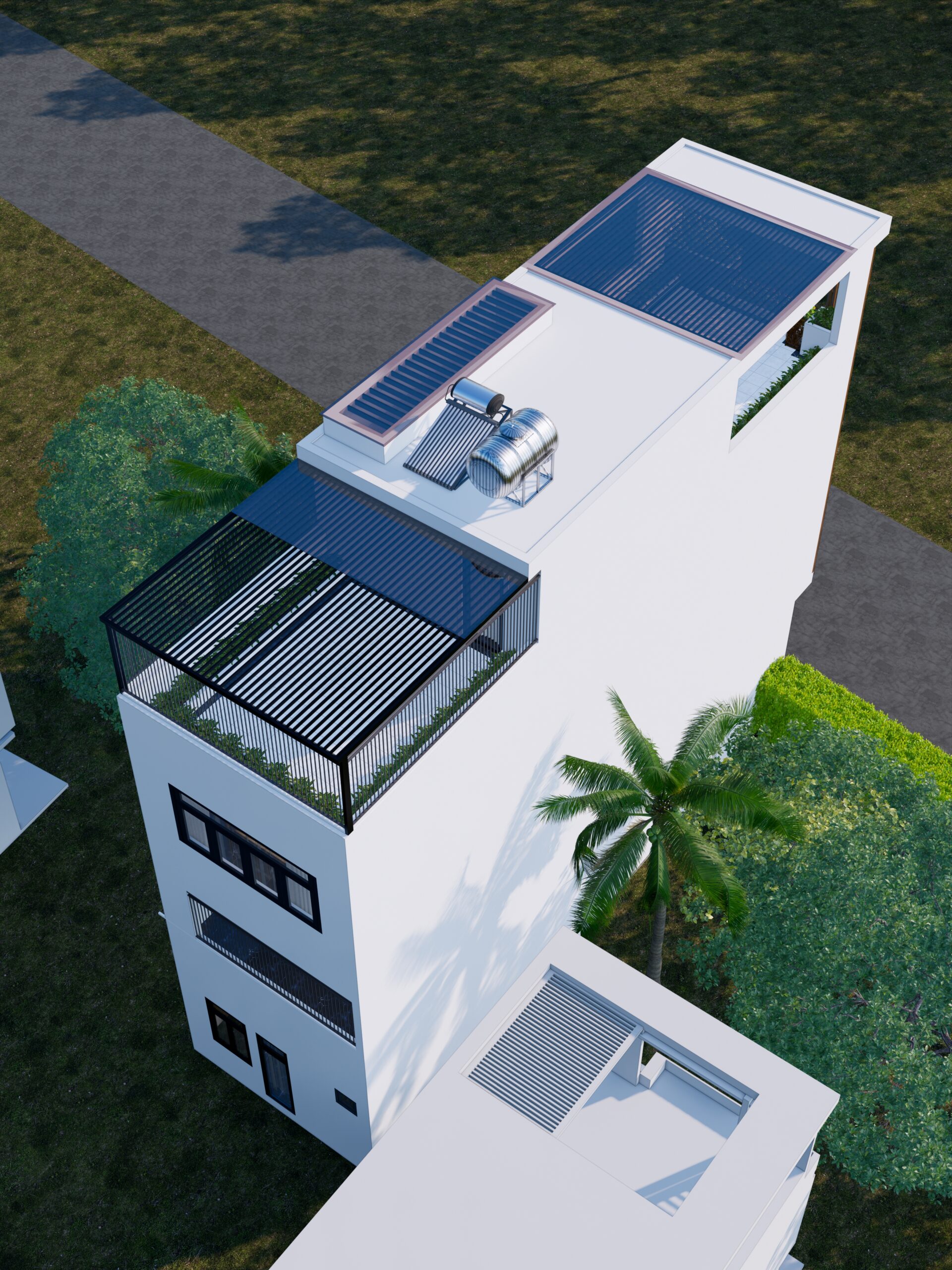 Nhà phố 3 tầng 1 tum mái bằng hiện đại – Anh Tuấn, Hải Dương – NAVI-NP06 gallery