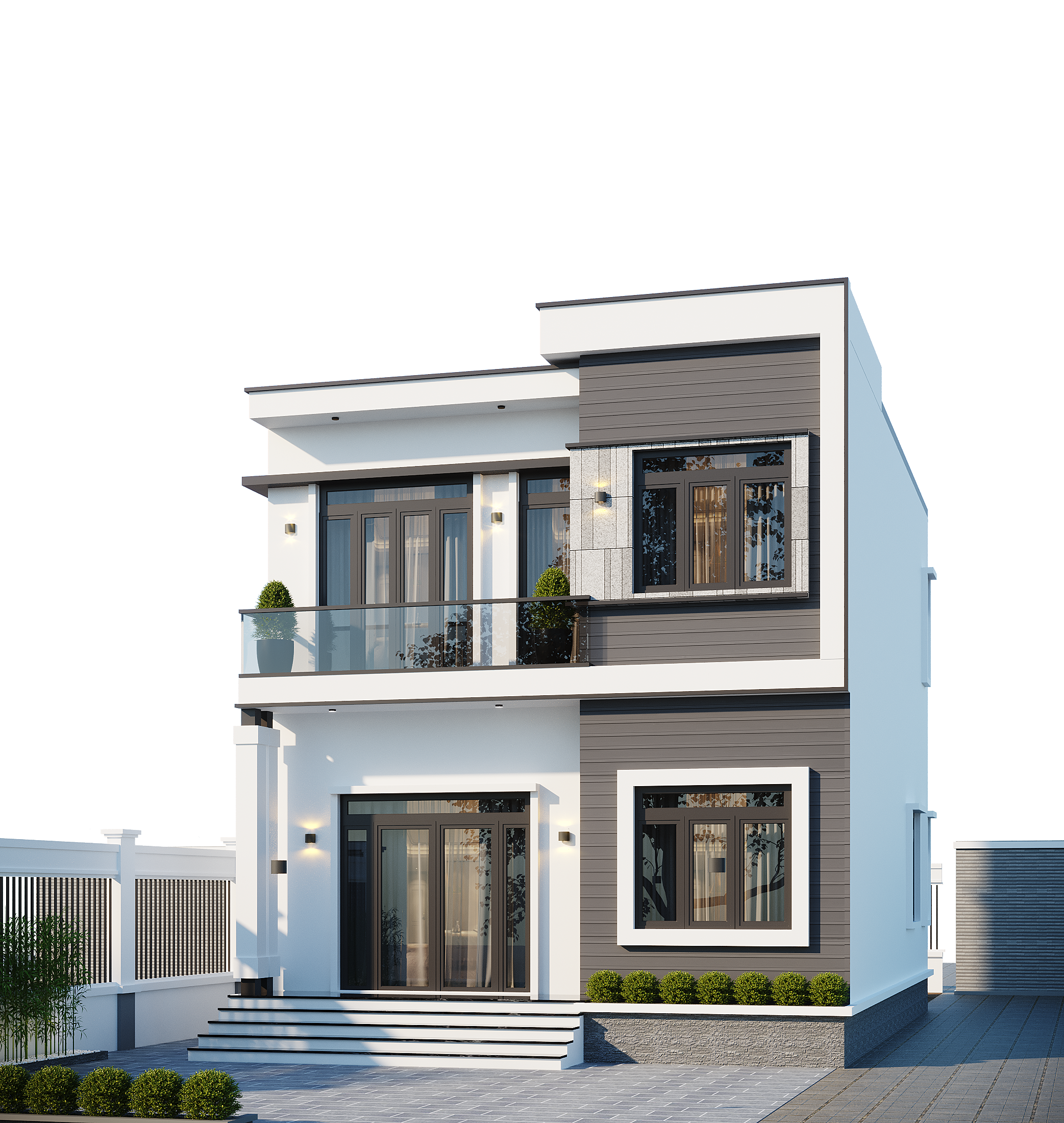 Nhà 2 tầng mái bằng hiện đại – Anh Đức, Hải Dương – NAVI-BT46 gallery