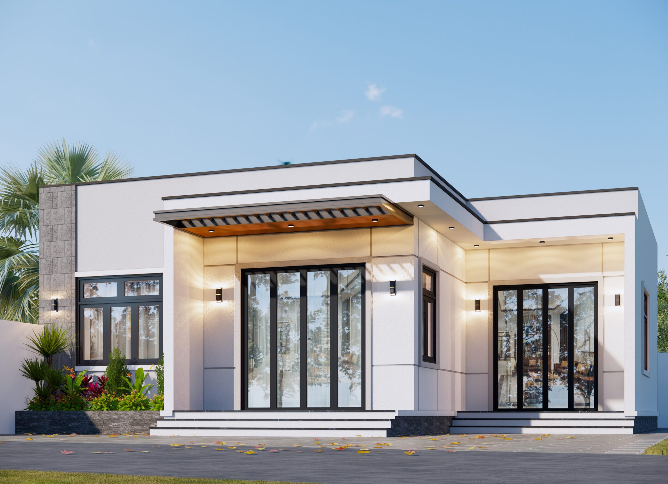 Nhà 1 tầng mái bằng hiện đại – Anh Nam, Thái Bình – NAVI-BT38 gallery