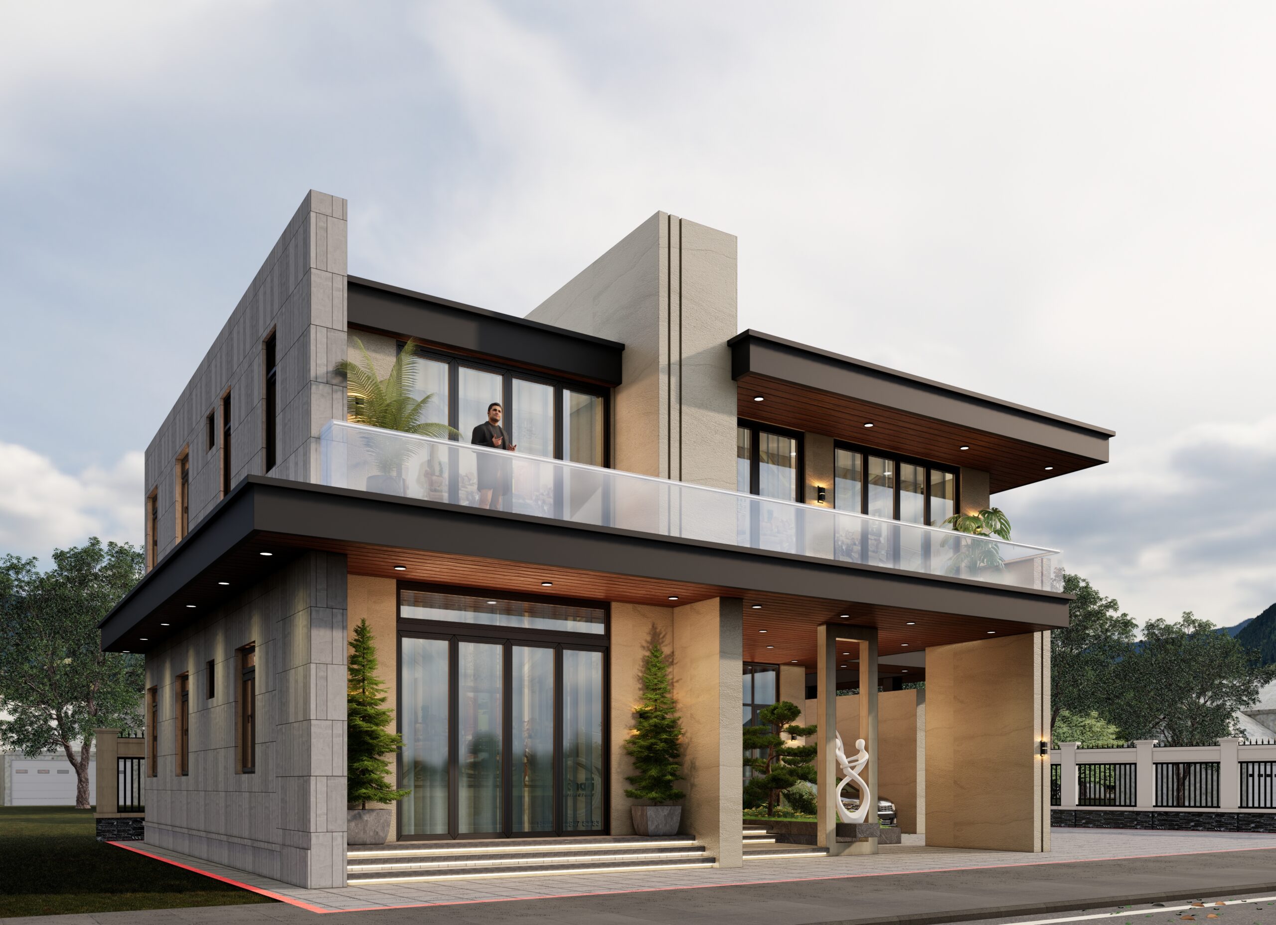 Nhà 2 tầng mái bằng hiện đại – Anh Quân, Quảng Ninh – NAVI-BT49 gallery