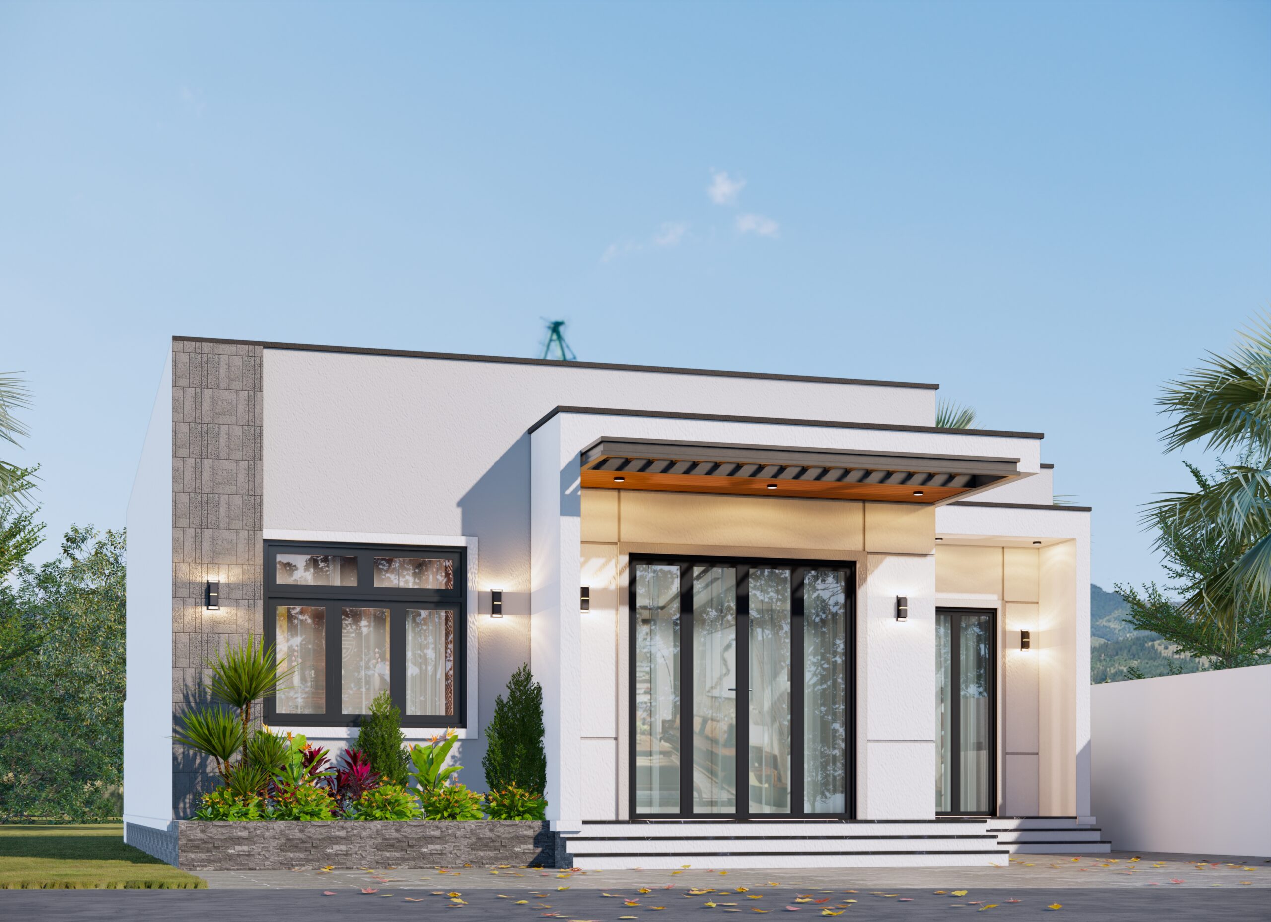 Nhà 1 tầng mái bằng hiện đại – Anh Nam, Thái Bình – NAVI-BT38 gallery