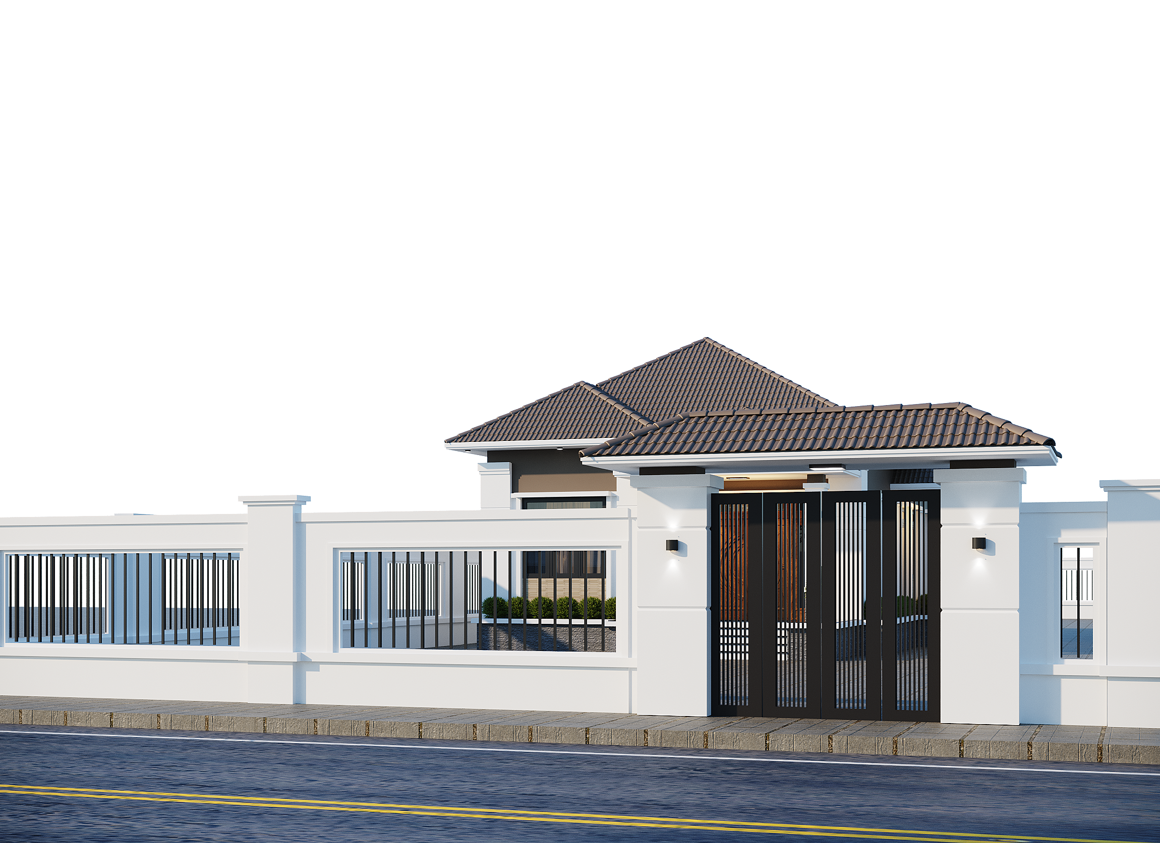 Nhà 1 tầng mái Nhật ngói nâu tân cổ điển – Anh Sơn, Thanh Hóa – NAVI-BT40 gallery