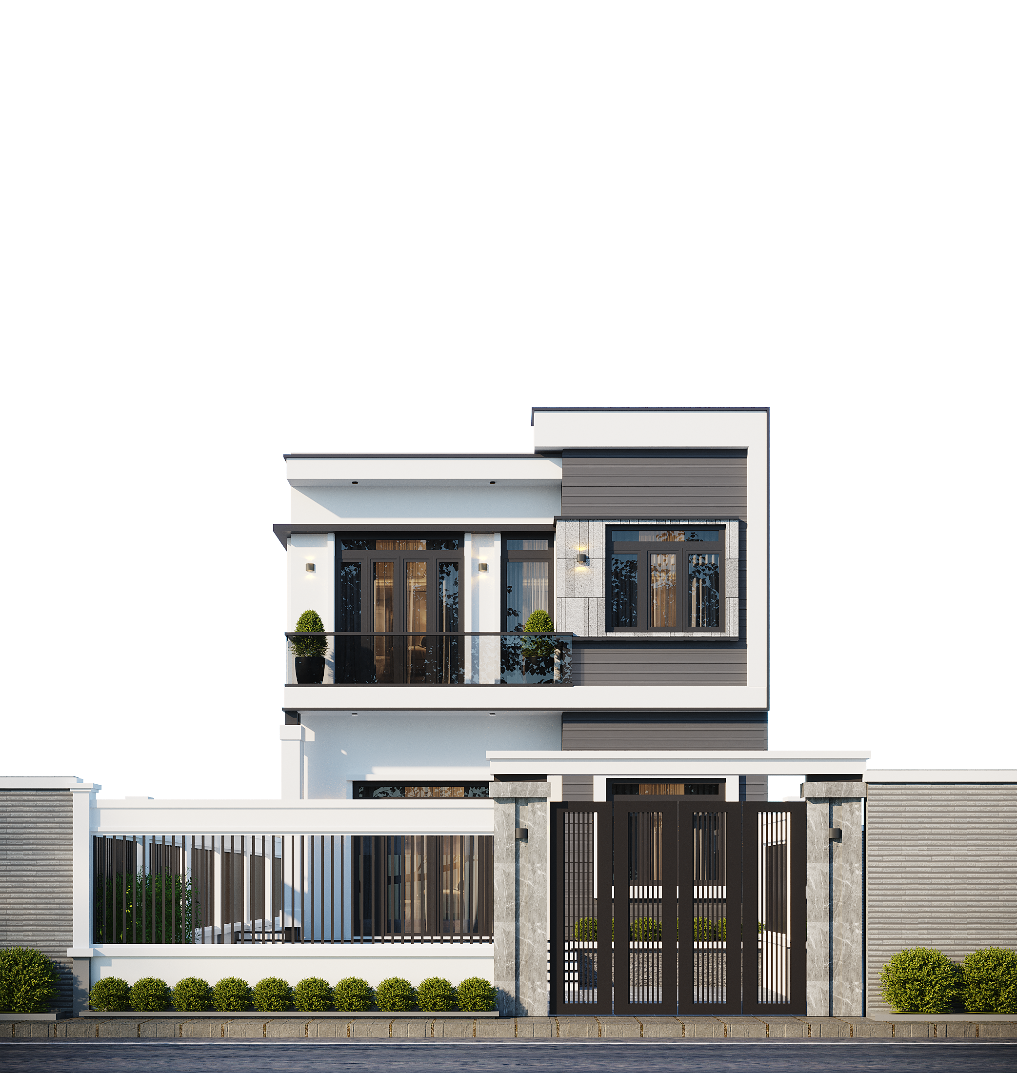 Nhà 2 tầng mái bằng hiện đại – Anh Đức, Hải Dương – NAVI-BT46 gallery