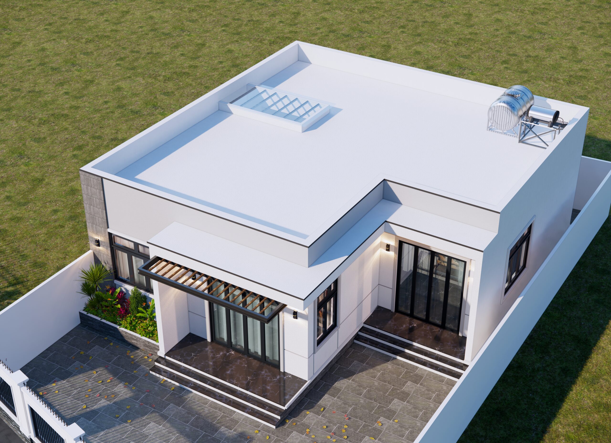 Nhà 1 tầng mái bằng hiện đại – Anh Nam, Thái Bình – NAVI-BT38 gallery