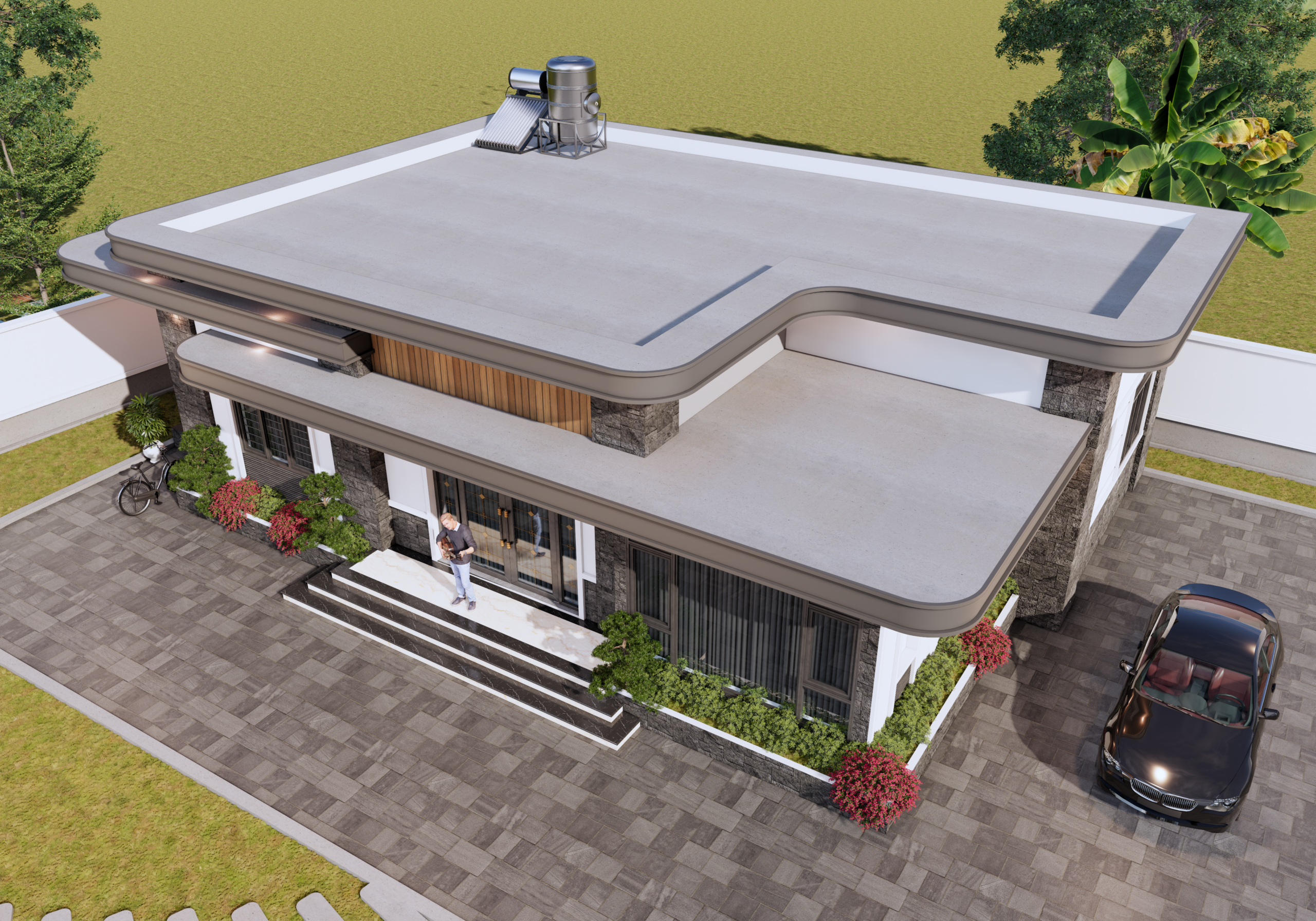 Nhà 1 tầng mái bằng hiện đại – Anh Hoàng, Vĩnh Phúc – NAVI-BT29 gallery