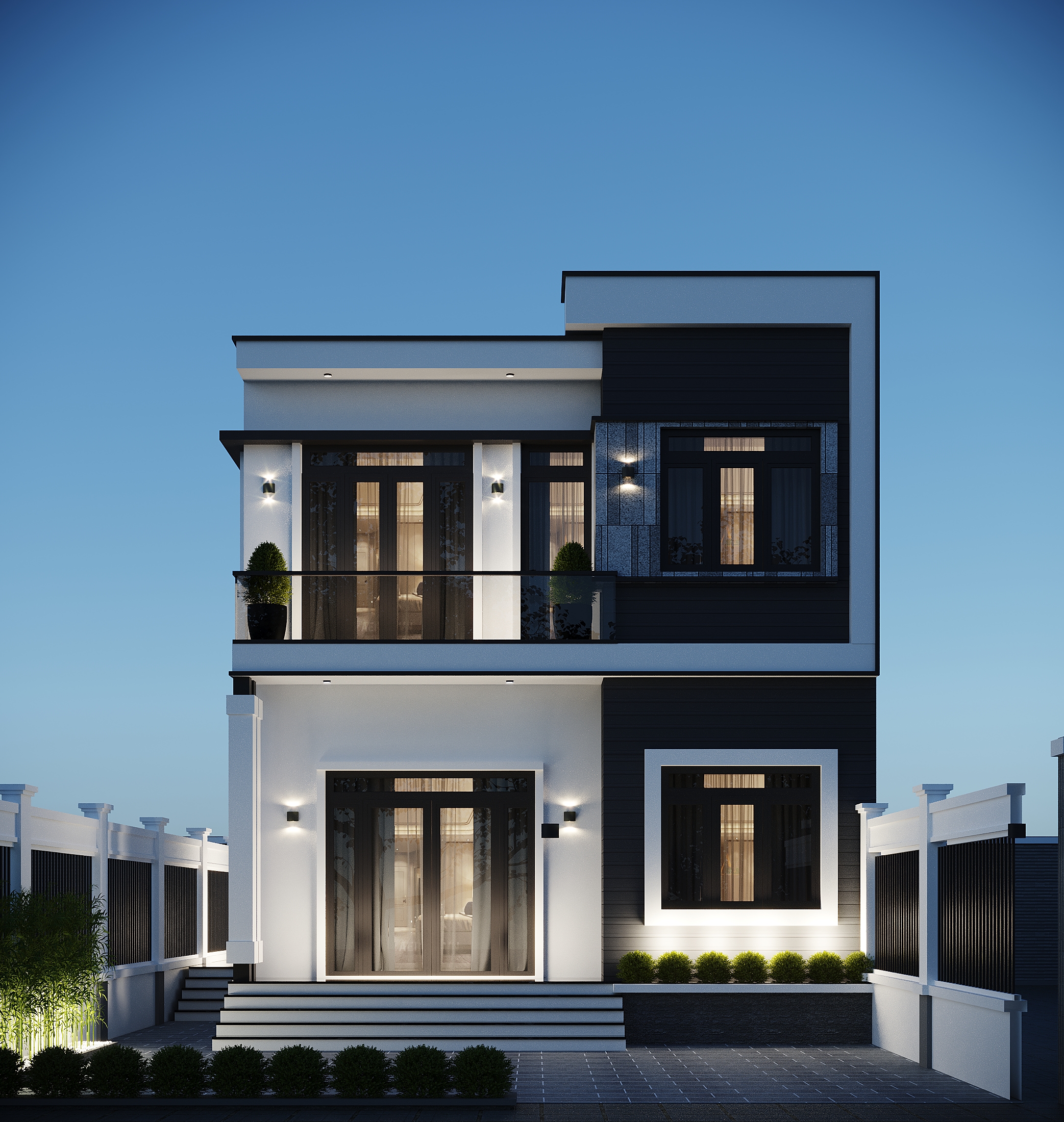 Nhà 2 tầng mái bằng hiện đại – Anh Đức, Hải Dương – NAVI-BT46 gallery