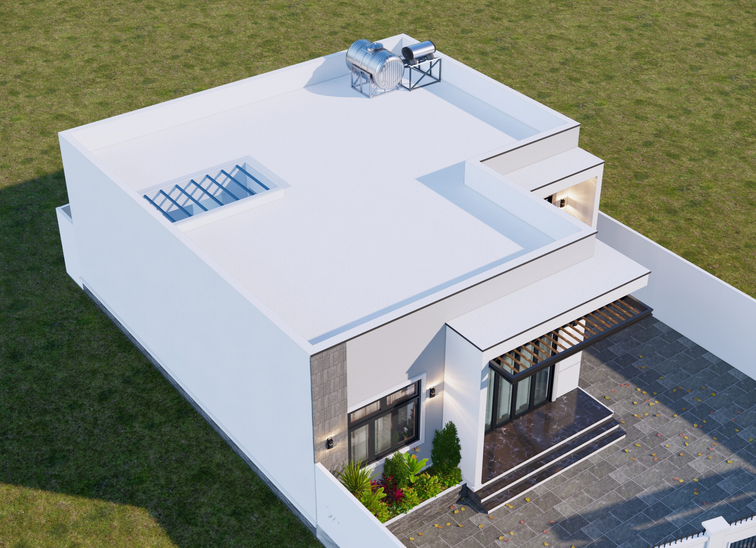 Nhà 1 tầng mái bằng hiện đại – Anh Nam, Thái Bình – NAVI-BT38 gallery