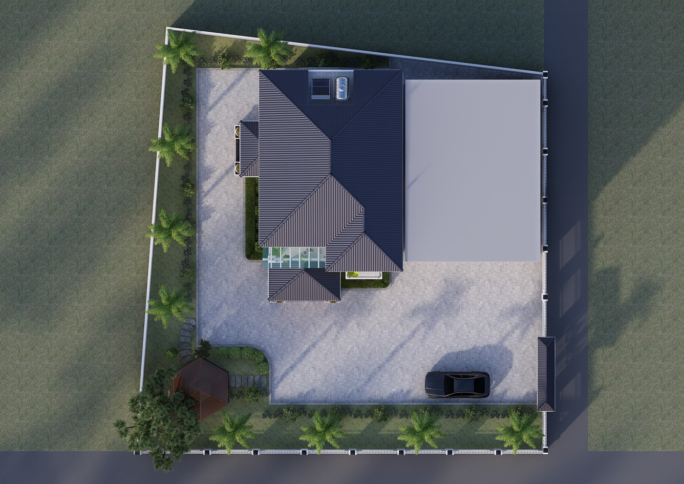 Nhà 2 tầng mái Nhật ngói xanh đen hiện đại – Anh Cường, Lạng Sơn – NAVI-BT43 gallery