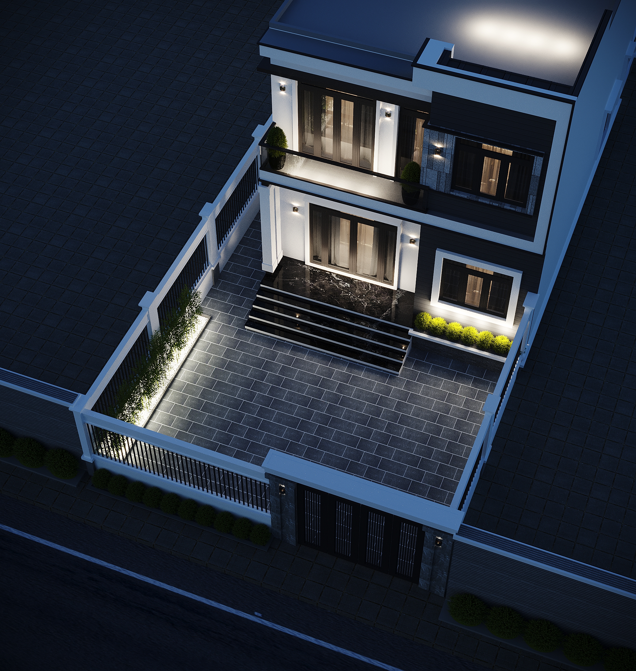 Nhà 2 tầng mái bằng hiện đại – Anh Đức, Hải Dương – NAVI-BT46 gallery