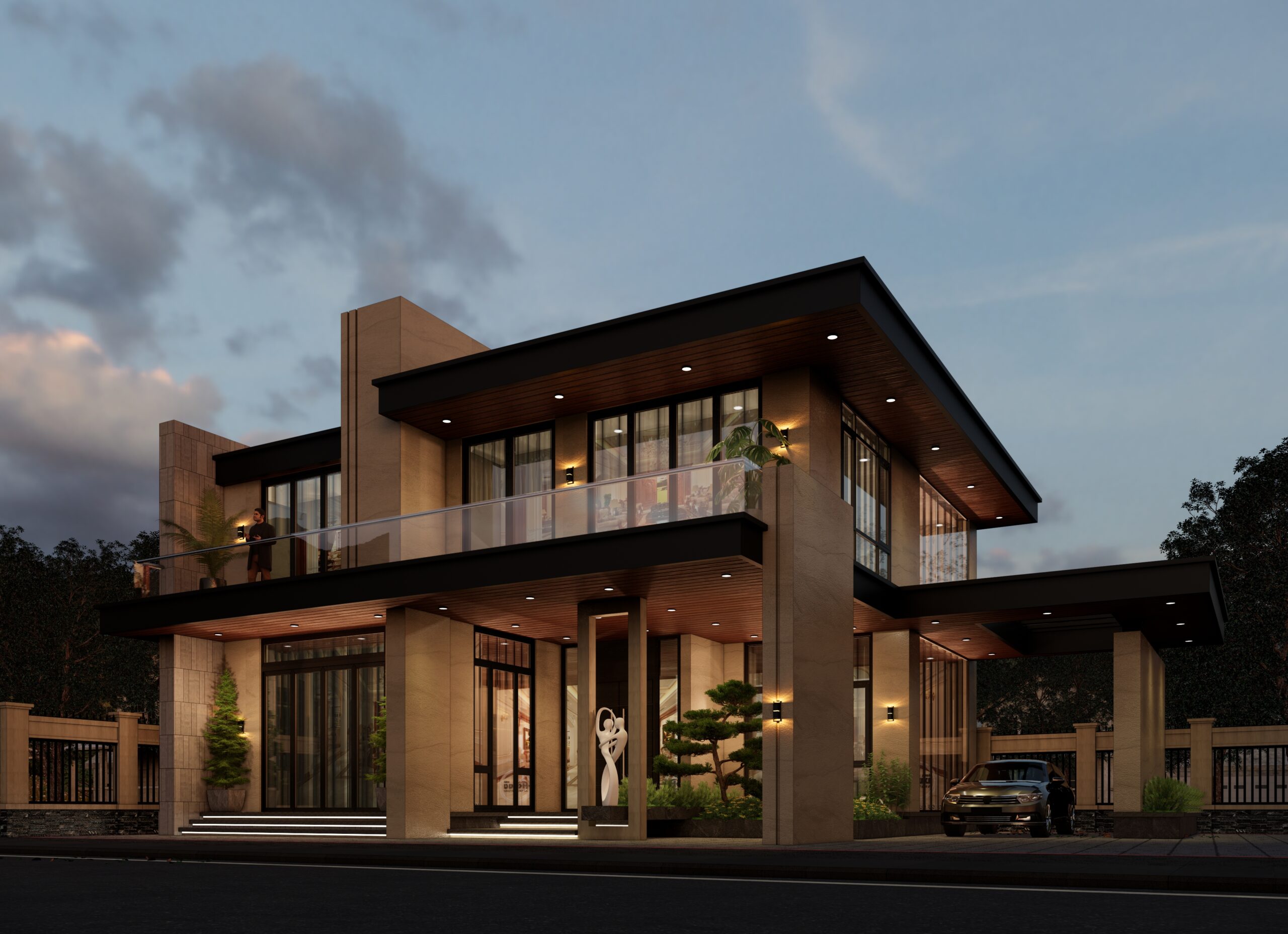 Nhà 2 tầng mái bằng hiện đại – Anh Quân, Quảng Ninh – NAVI-BT49 gallery