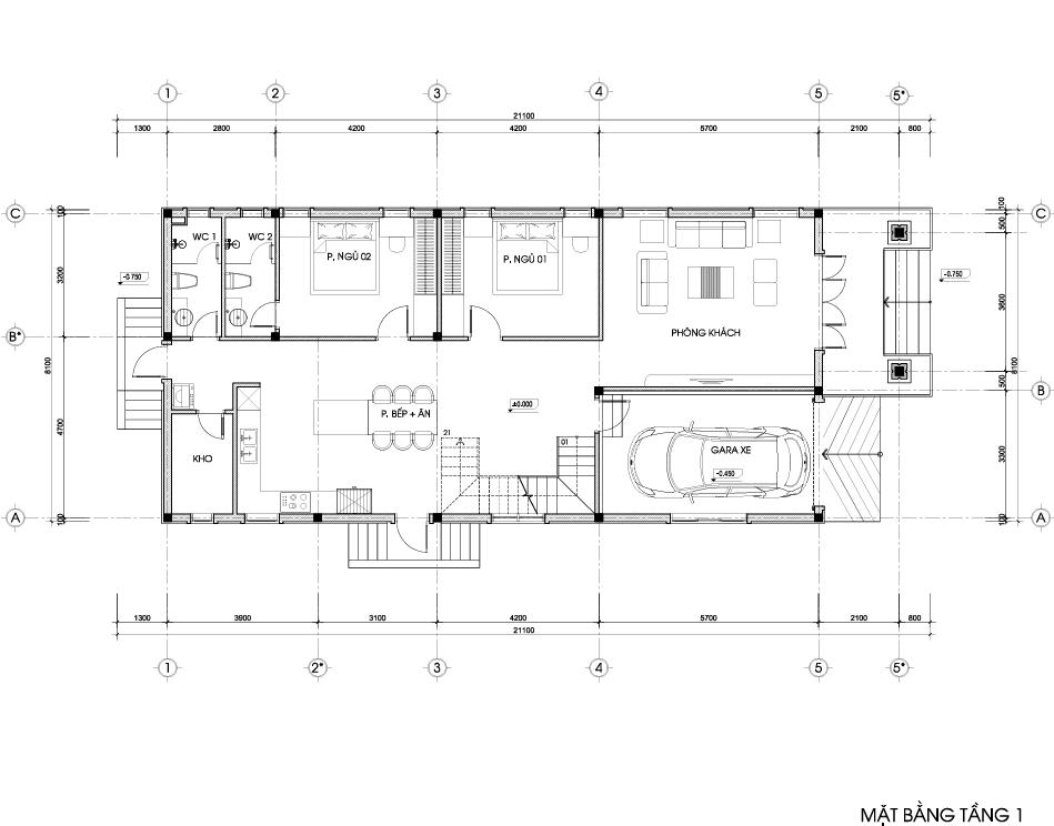 Biệt thự 2 tầng mái Nhật tân cổ điển gallery