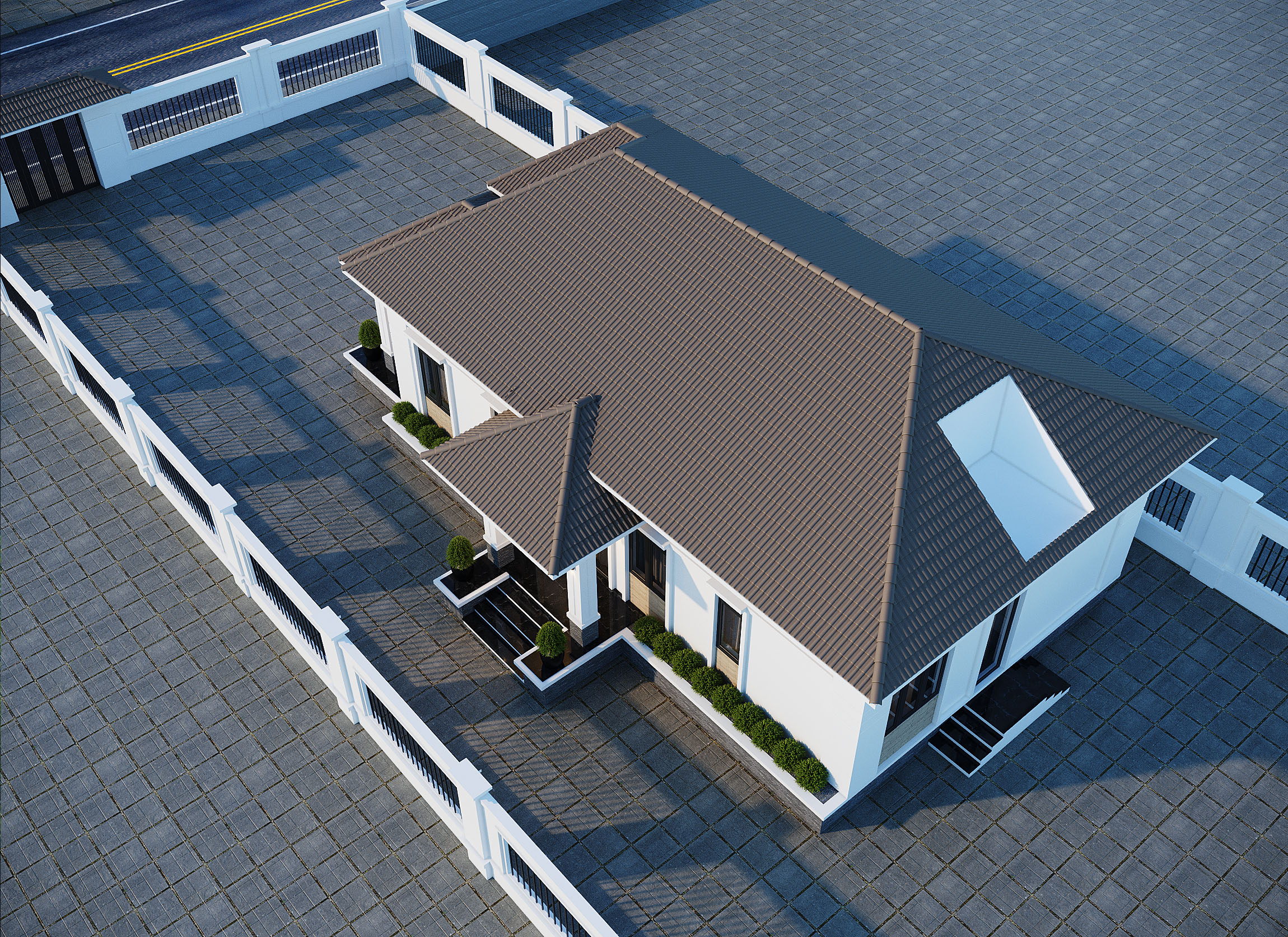 Nhà 1 tầng mái Nhật ngói nâu tân cổ điển – Anh Sơn, Thanh Hóa – NAVI-BT40 gallery