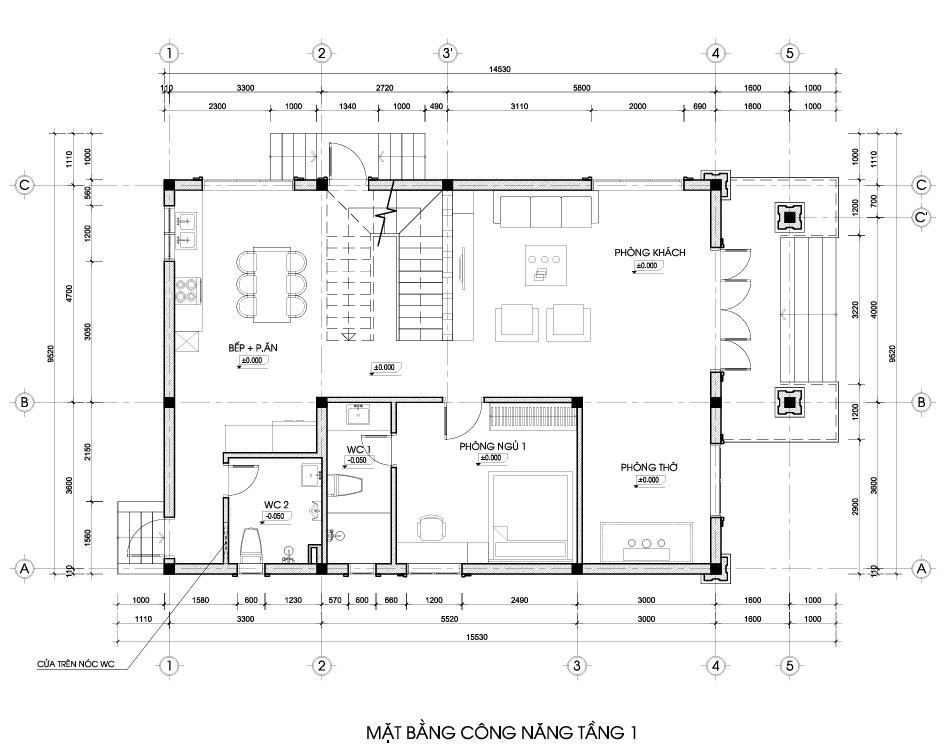 Biệt thự 2 tầng mái Nhật ngói đỏ tân cổ điển – Anh Hải, Phú Thọ gallery