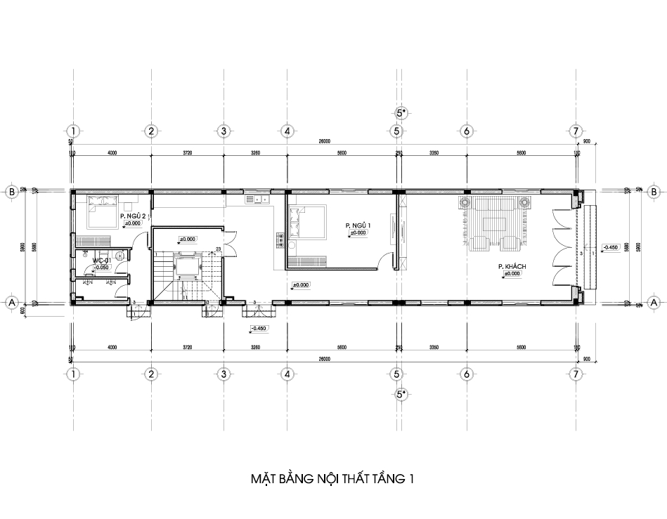 Nhà phố 3 tầng mái bằng tân cổ điển – Anh Hùng, Nam Định gallery