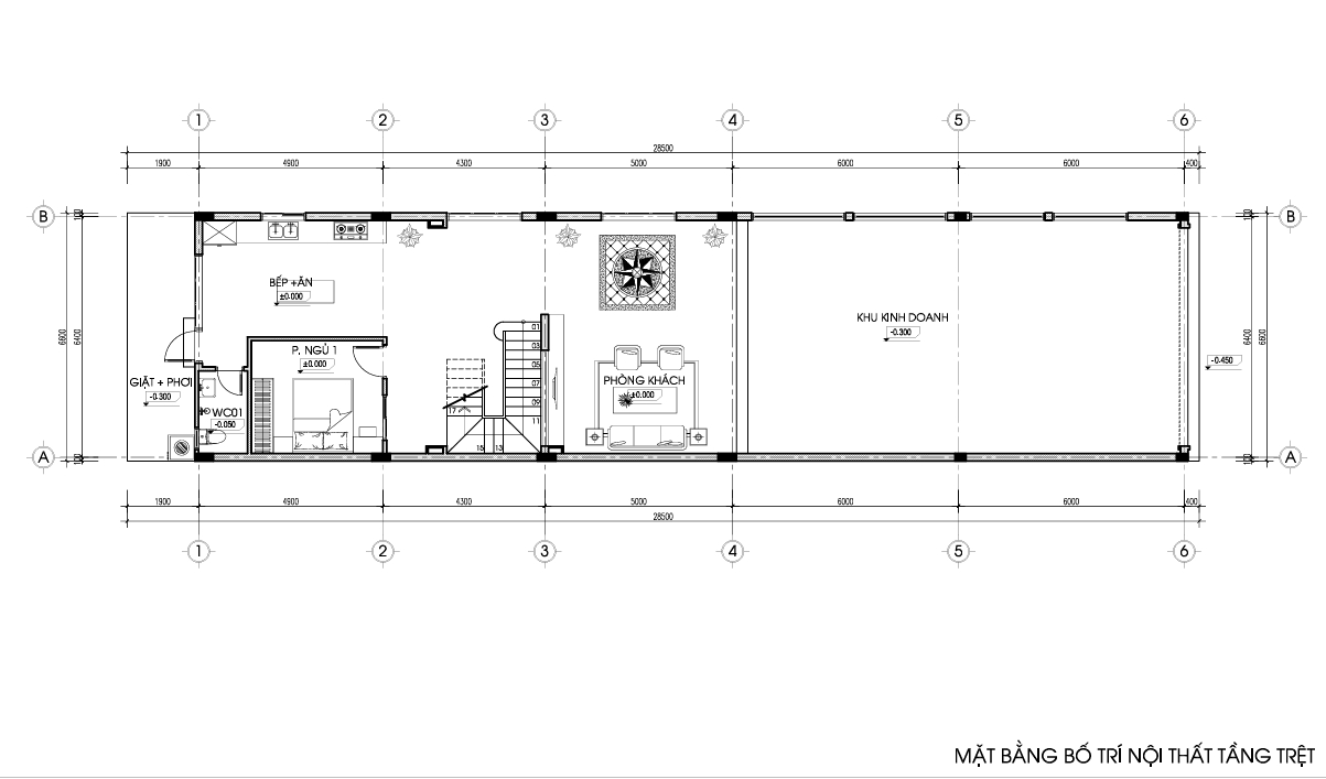 Nhà phố 3 tầng mái bằng hiện đại kết hợp kinh doanh – Anh Bình, Bắc Ninh gallery