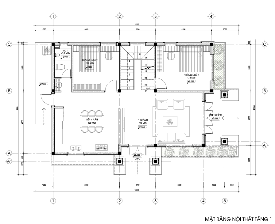 Biệt thự 2 tầng mái Nhật ngói xanh đen hiện đại – Anh Minh, Thái Bình – NAVI-BT16 gallery