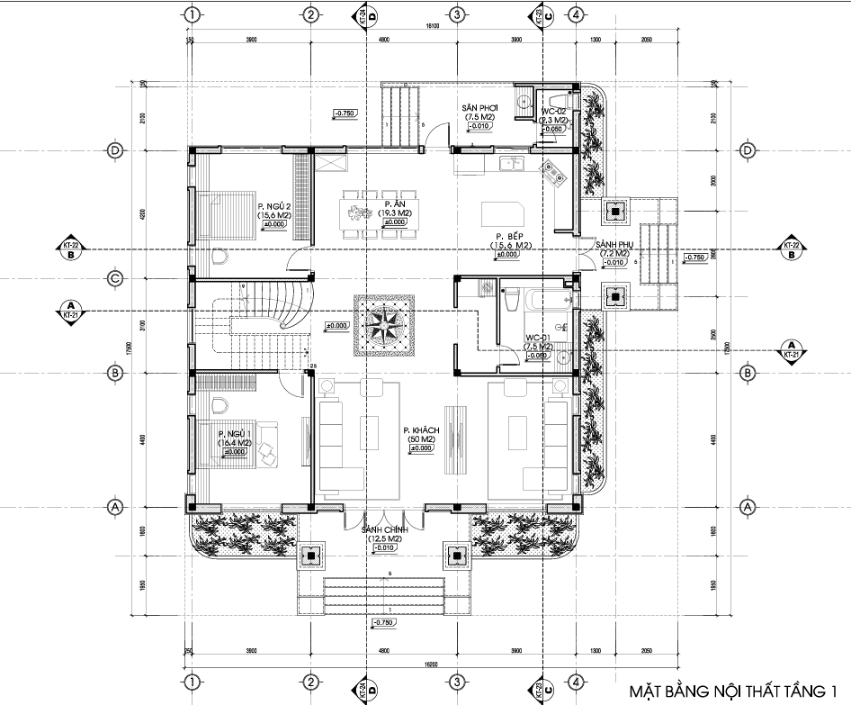 Biệt thự 2 tầng mái Nhật ngói xanh đen hiện đại – Anh Cường, Quảng Ninh – NAVI-BT18 gallery