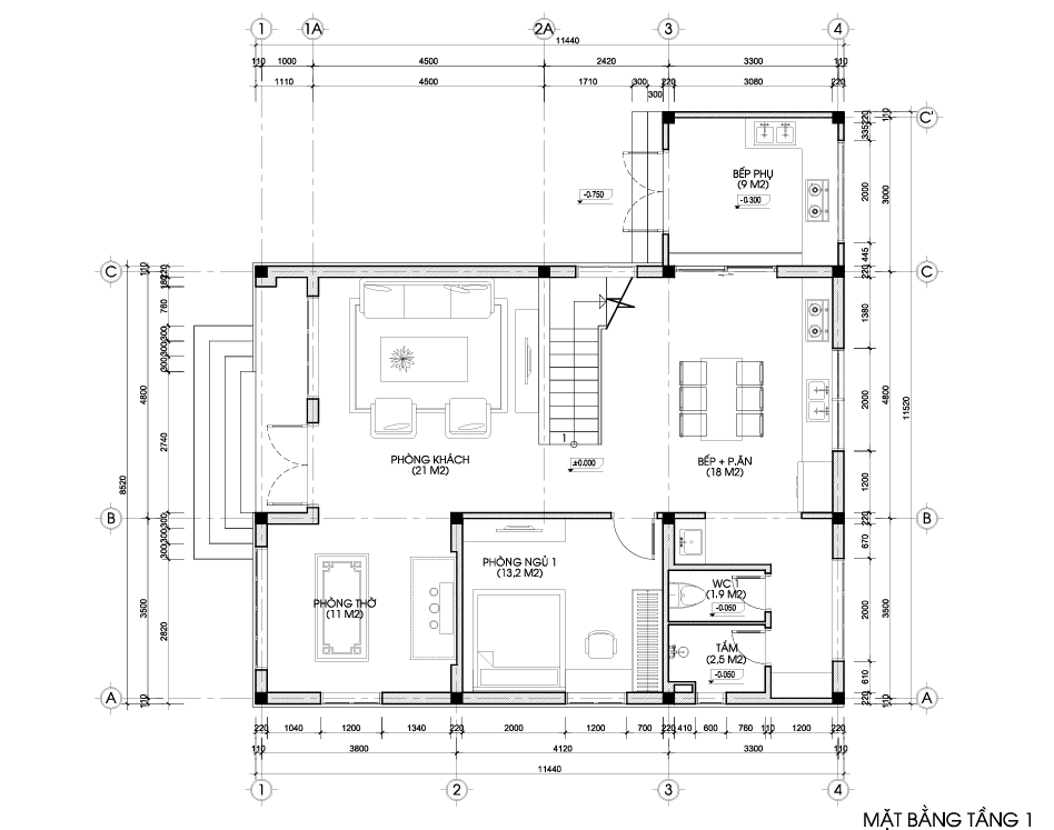 Nhà vườn 2 tầng hiện đại có sân thượng – Anh Tuấn, Hà Nam – NAVI-BT19 gallery