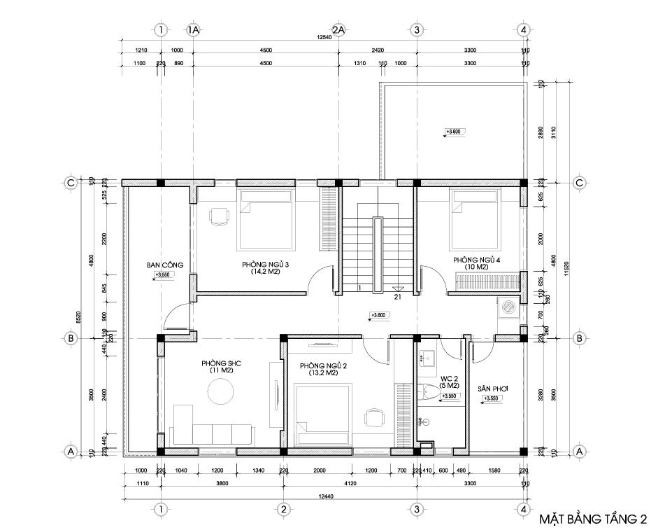 Nhà vườn 2 tầng hiện đại có sân thượng – Anh Tuấn, Hà Nam – NAVI-BT19 gallery