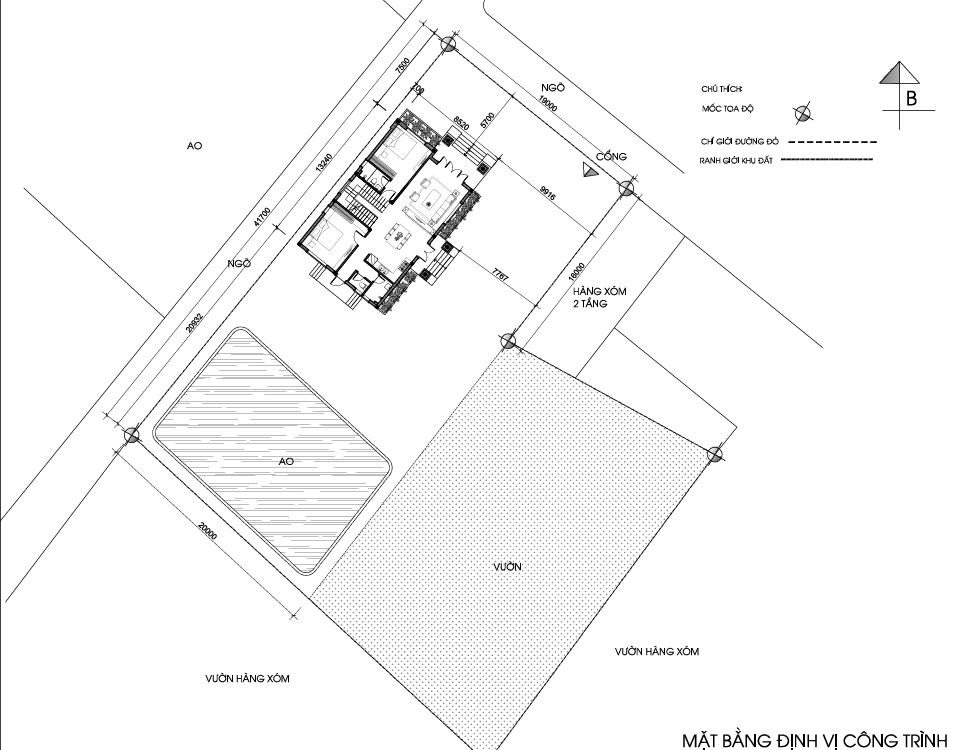 Biệt thự 2 tầng mái Nhật ngói xanh đen hiện đại – Anh Dũng, Hòa Bình – NAVI-BT20 gallery