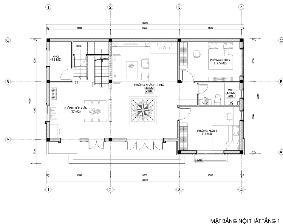 Biệt thự 2 tầng mái Nhật ngói đỏ hiện đại – Anh Long, Hải Dương – NAVI-BT23 gallery