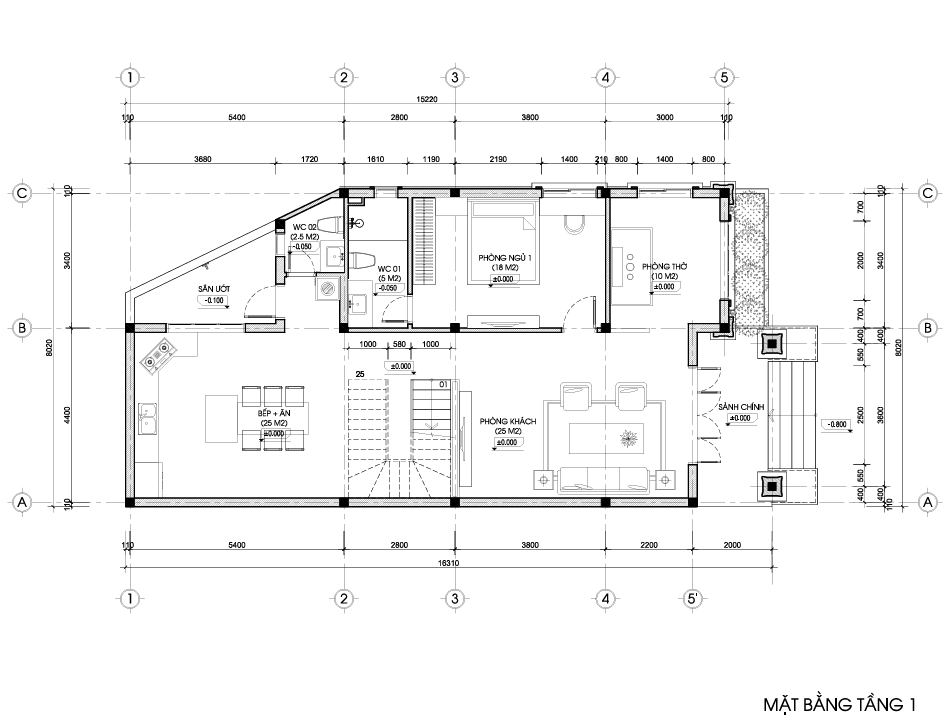Biệt thự 2 tầng mái Thái ngói xanh đen tân cổ điển – Anh Sơn, Bắc Giang – NAVI-BT24 gallery