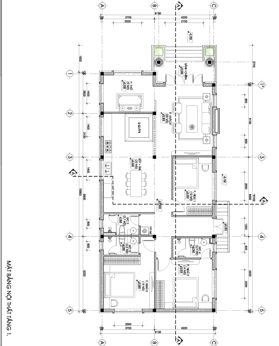 Biệt thự 1 tầng mái Nhật ngói xanh đen hiện đại – Anh Minh, Hưng Yên – NAVI-BT26 gallery