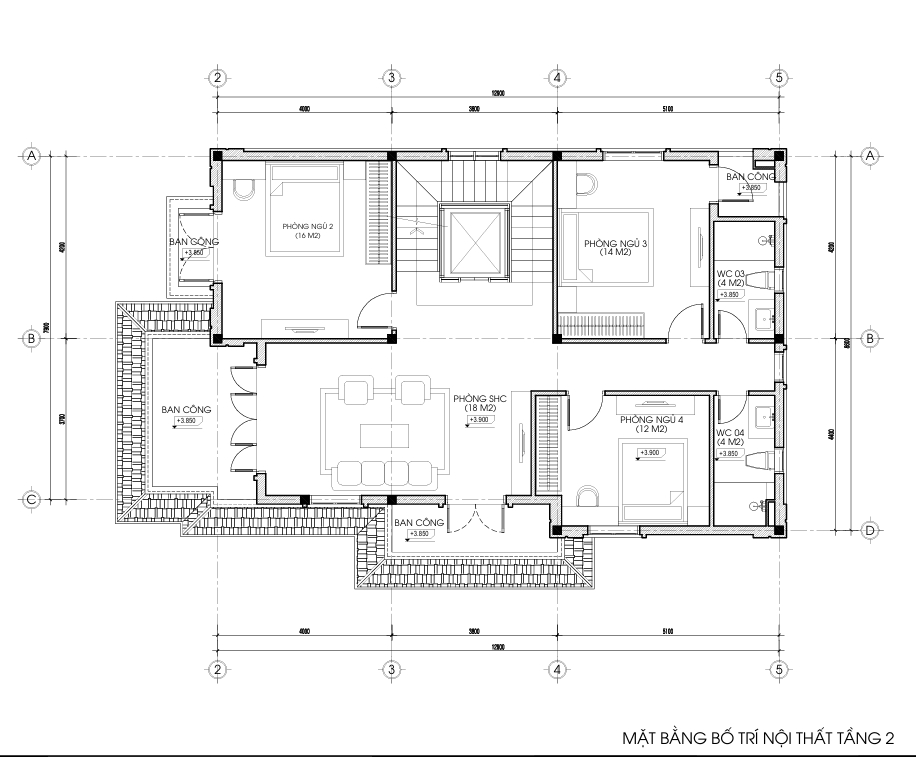 Biệt thự 3 tầng mái Nhật ngói xanh đen hiện đại – Anh Tài, Đà Nẵng – NAVI-BT27 gallery