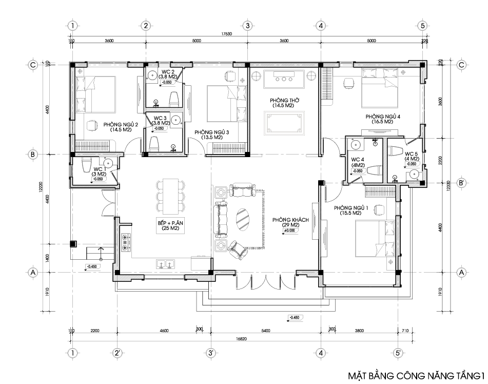 Nhà 1 tầng mái bằng hiện đại – Anh Hoàng, Vĩnh Phúc – NAVI-BT29 gallery