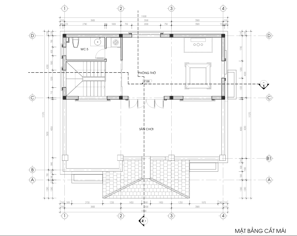 Nhà 3 tầng mái Thái ngói đỏ tân cổ điển – Anh Thành, Bắc Ninh – NAVI-BT30 gallery