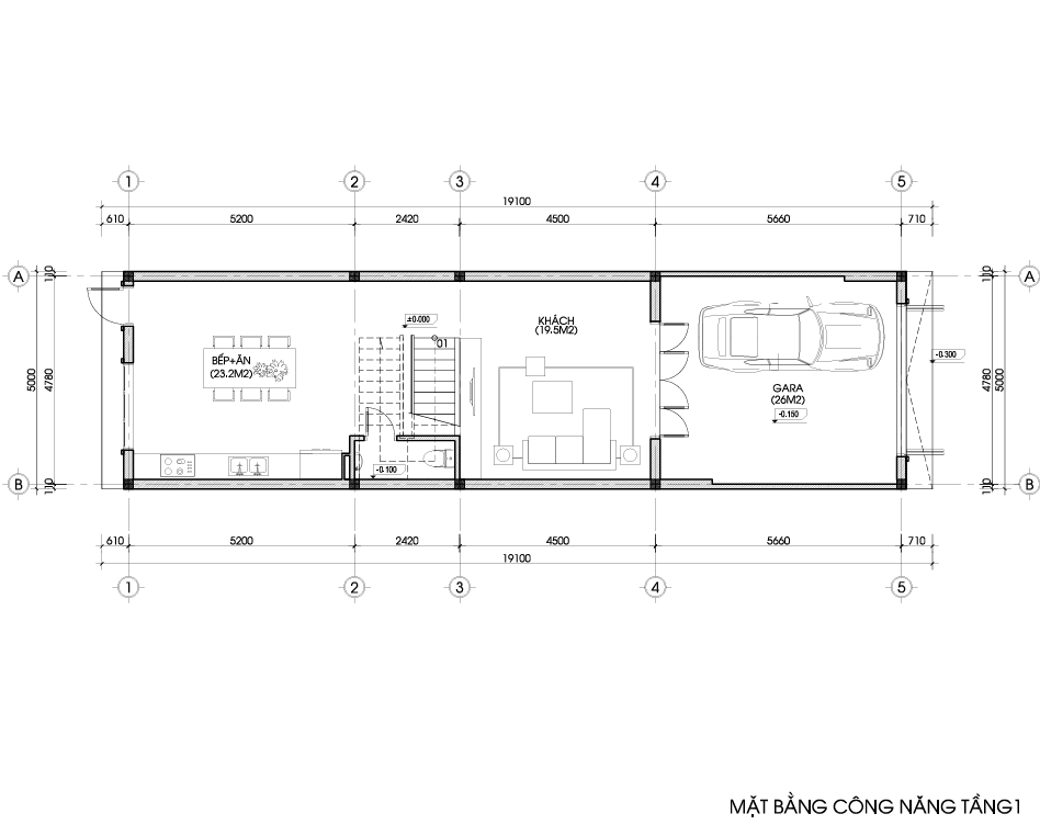 Nhà phố 2 tầng 1 tum mái bằng hiện đại – Anh Long, Hà Nội – NAVI-NP05 gallery