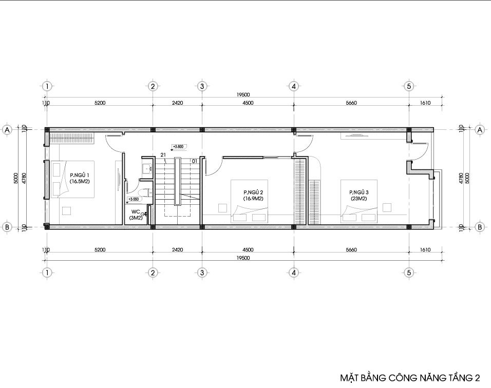 Nhà phố 2 tầng 1 tum mái bằng hiện đại – Anh Long, Hà Nội – NAVI-NP05 gallery
