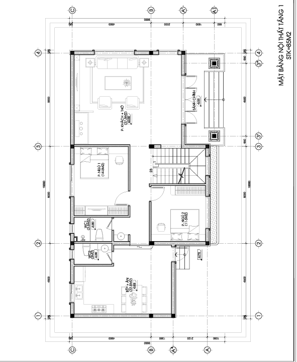 Nhà 2 tầng mái Nhật ngói xanh đen hiện đại – Anh Hùng, Phú Thọ – NAVI-BT33 gallery