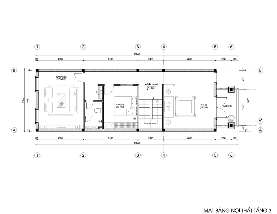 Nhà 3 tầng mái Thái ngói đỏ tân cổ điển – Anh Cường, Hải Dương – NAVI-BT35 gallery