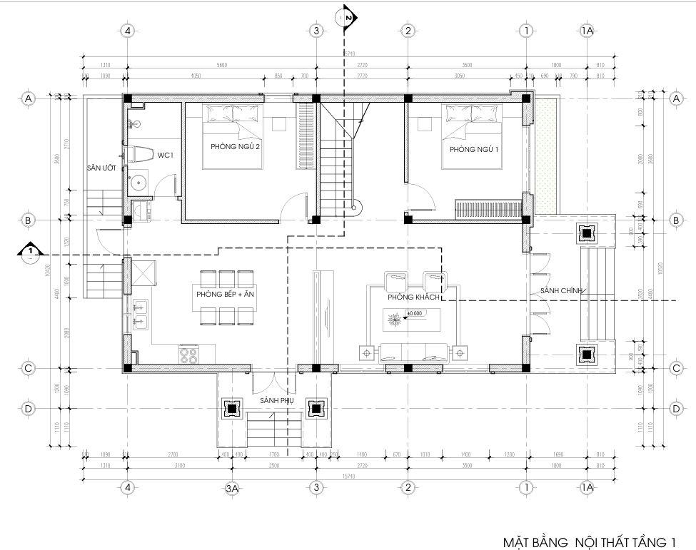 Nhà 2 tầng mái Nhật ngói xanh đen hiện đại – Anh Cường, Lạng Sơn – NAVI-BT43 gallery