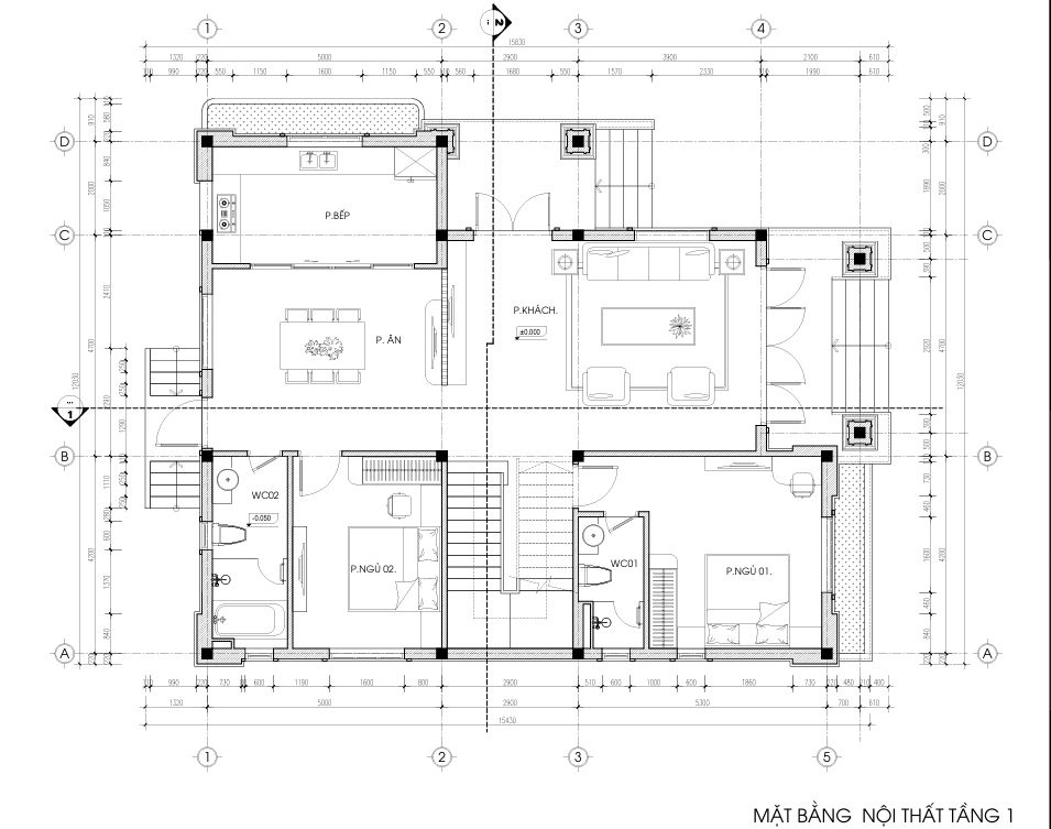 Nhà 2 tầng mái Thái ngói đỏ tân cổ điển – Anh Tuấn, Bắc Giang – NAVI-BT45 gallery