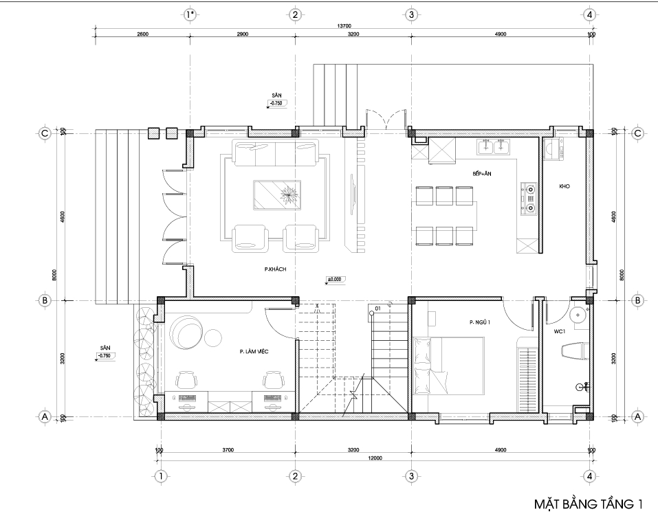 Nhà 2 tầng mái bằng hiện đại – Anh Đức, Hải Dương – NAVI-BT46 gallery