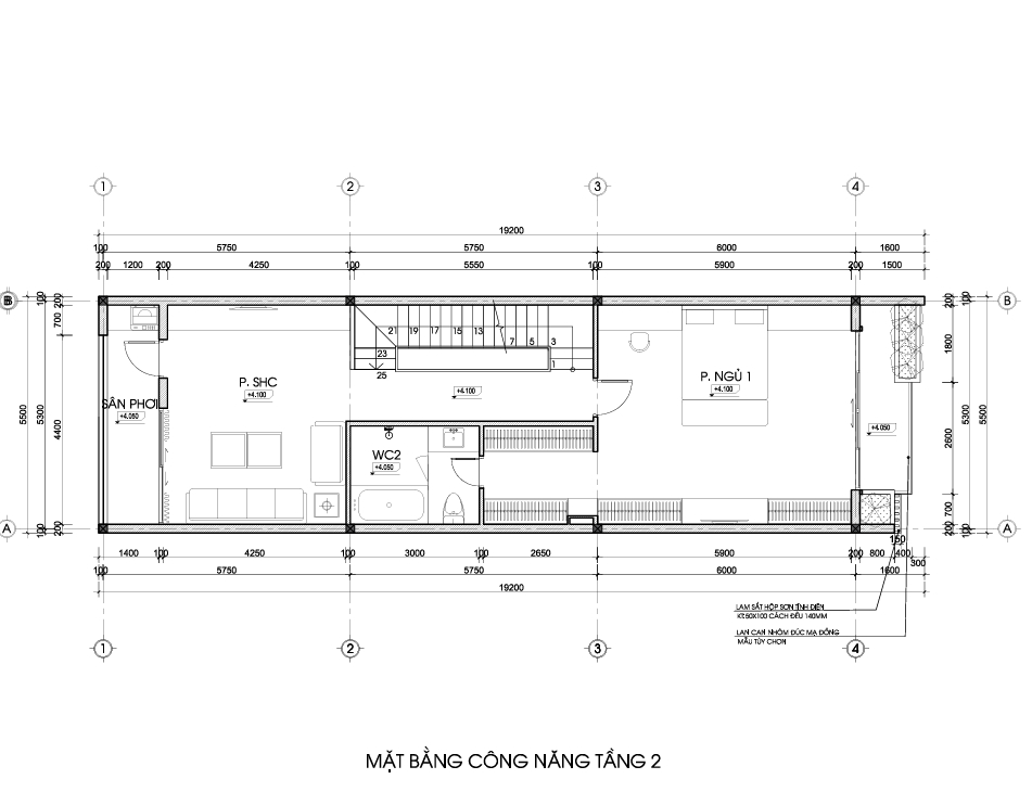 Nhà phố 3 tầng 1 tum mái bằng hiện đại – Anh Tuấn, Hải Dương – NAVI-NP06 gallery