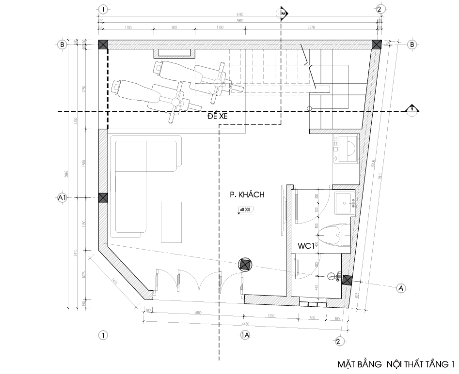 Nhà phố 3 tầng 1 lửng 1 tum mái bằng hiện đại – Anh Nam, Hưng Yên – NAVI-NP07 gallery