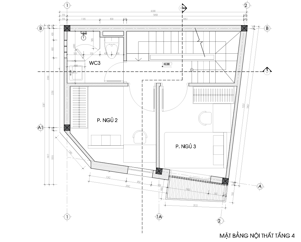 Nhà phố 3 tầng 1 lửng 1 tum mái bằng hiện đại – Anh Nam, Hưng Yên – NAVI-NP07 gallery