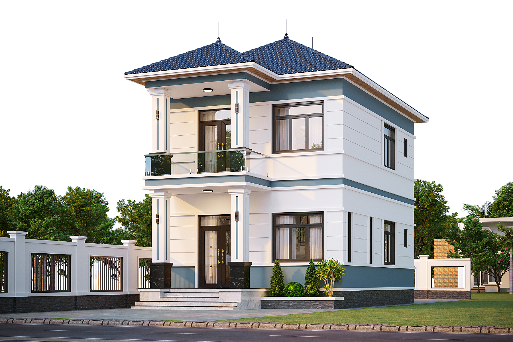Biệt thự 2 tầng mái Nhật hiện đại – Anh Đạt, Hưng Yên gallery