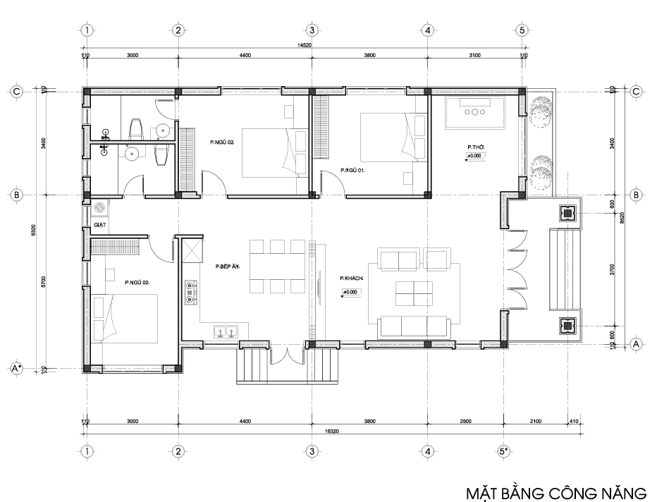 Biệt thự 1 tầng mái Nhật hiện đại gallery