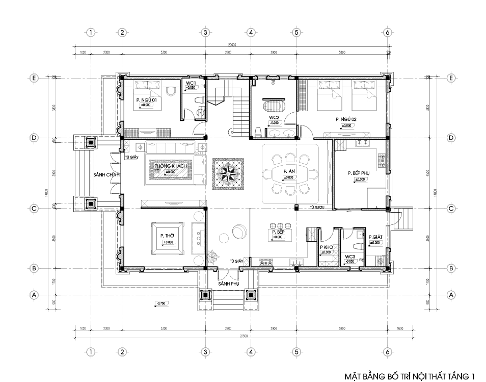 Nhà 2 tầng mái Nhật ngói xanh đen tân cổ điển – Anh Thành, Vĩnh Phúc – NAVI-BT50 gallery