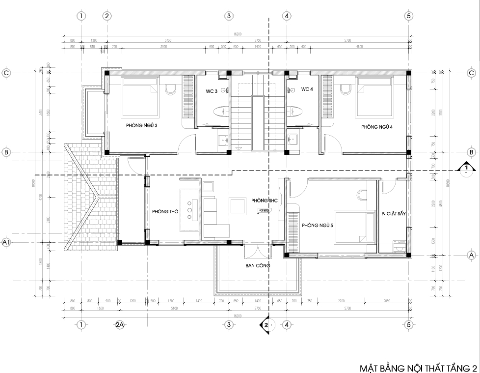 Nhà 2 tầng 1 hầm mái Nhật ngói xanh đen hiện đại – Anh Dũng, Ninh Bình – NAVI-BT53 gallery
