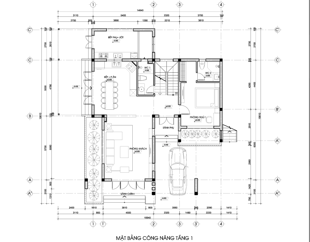 Nhà 2 tầng mái Nhật ngói xanh đen hiện đại – Anh Long, Nam Định – NAVI-BT54 gallery