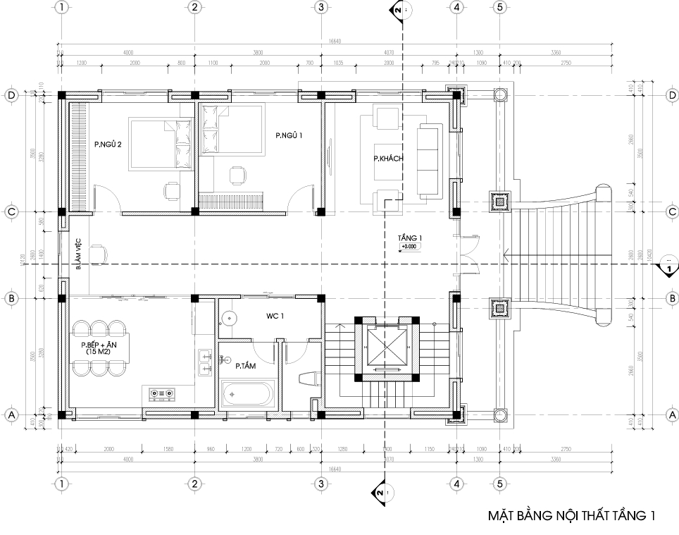 Nhà 2 tầng 1 tum có tầng hầm mái Thái ngói xanh đen tân cổ điển – Anh Tùng, Quảng Ninh – NAVI-BT59 gallery