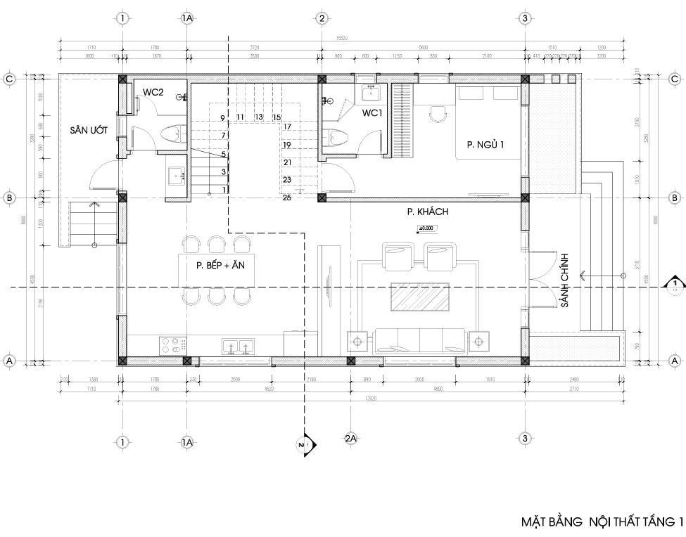 Nhà 2 tầng mái bằng hiện đại – Anh Trung, Lạng Sơn – NAVI-BT62 gallery